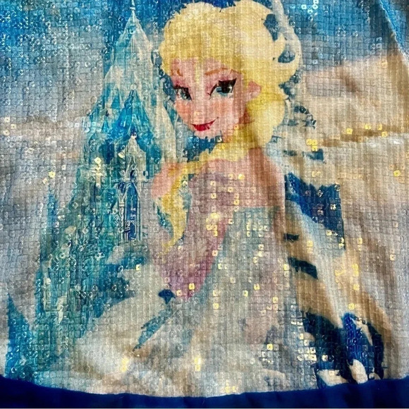 Disney Frozen sequined Elsa tank top size M - Picture 3 of 5